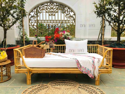 Vintage Pharaoh Rattan Sofa Set