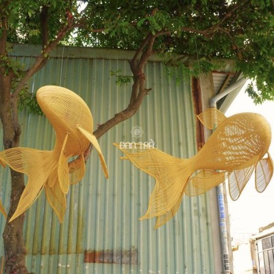 Shark rattan light