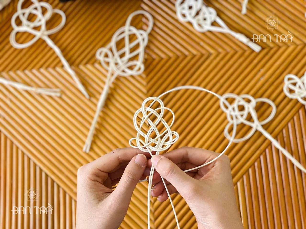 rattan wall decor