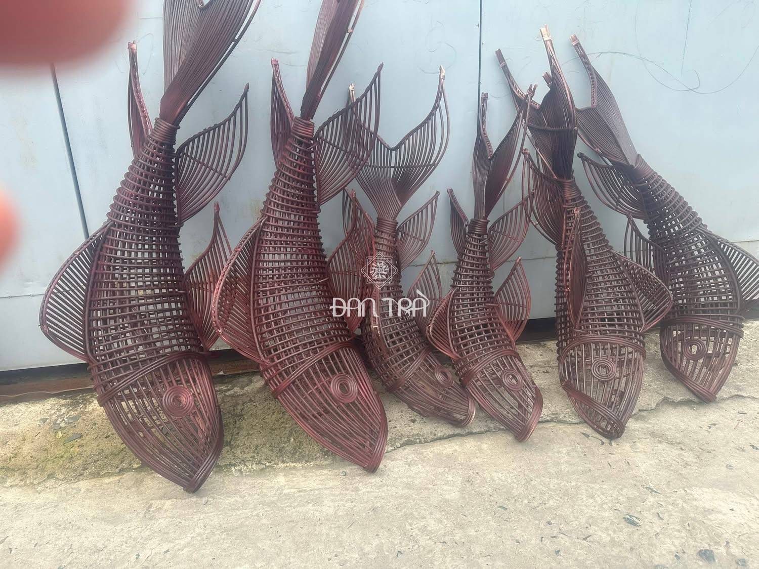 rattan fish light 