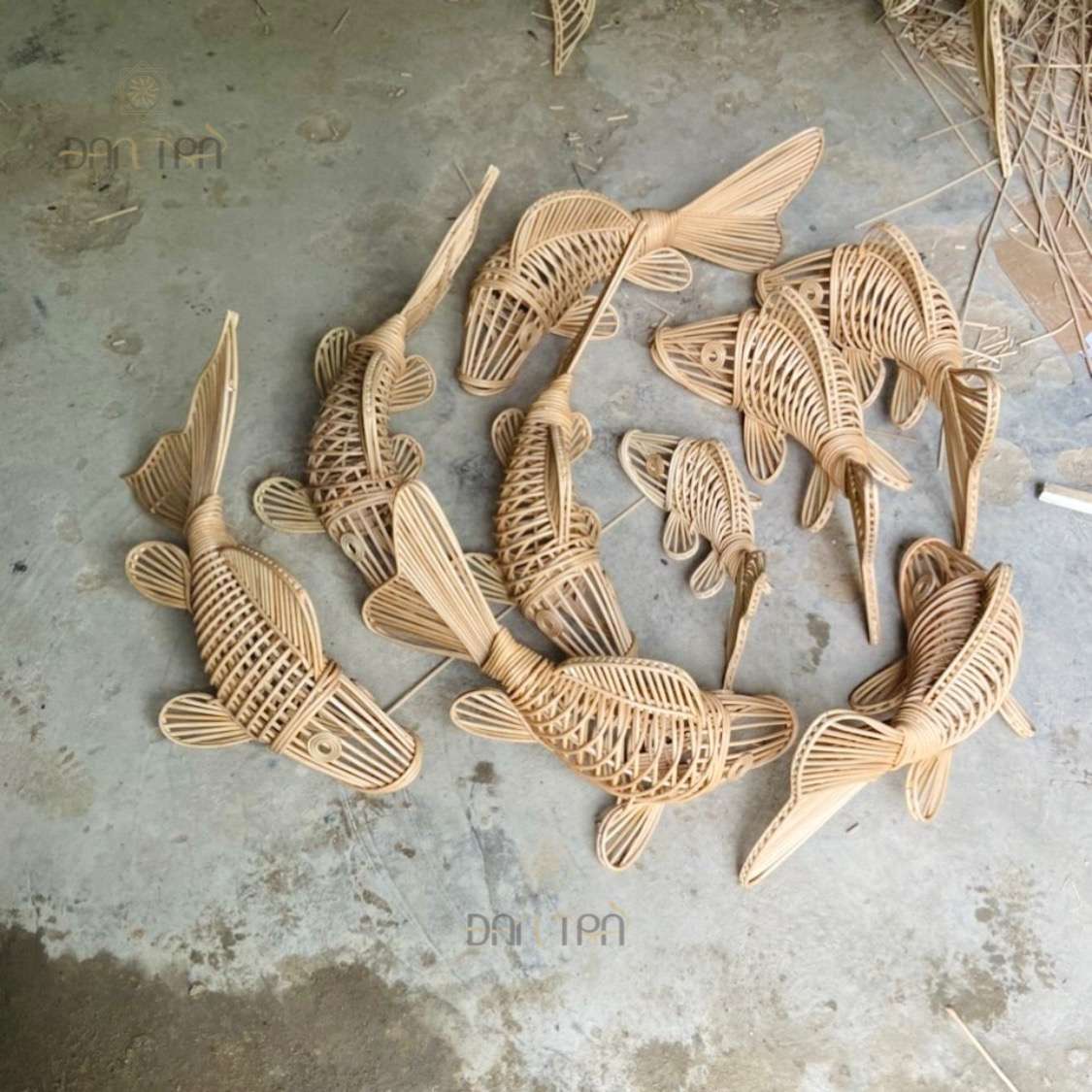 rattan fish light
